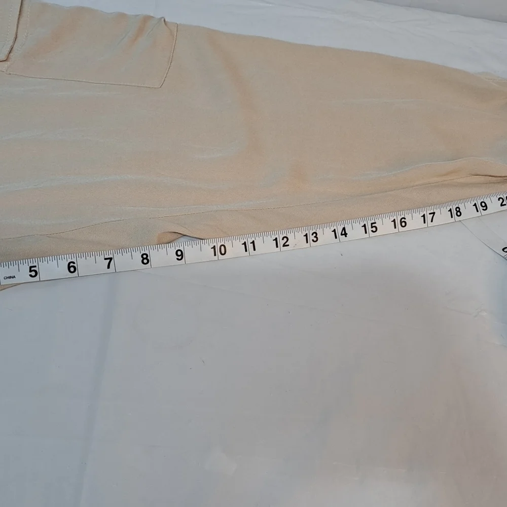 NET 153 Joggers Cargo Beige Medium Rayon Drawstring Waist Lightweight - Picture 11 of 11